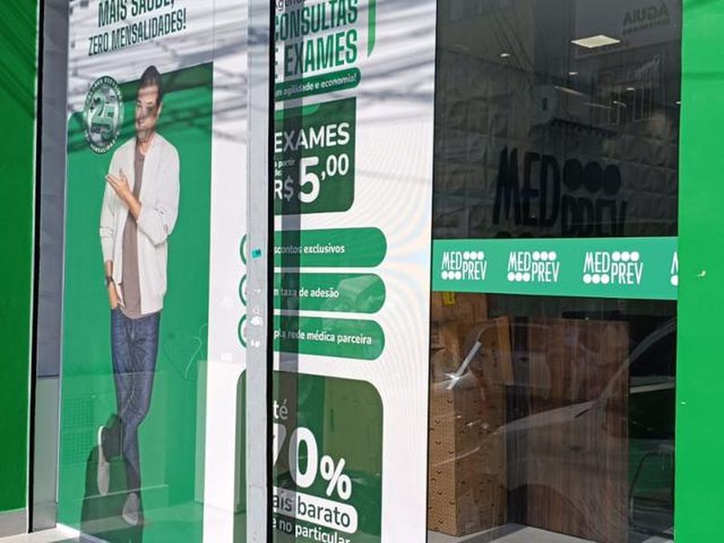 Vitrine MEDPREV — comunicação visual